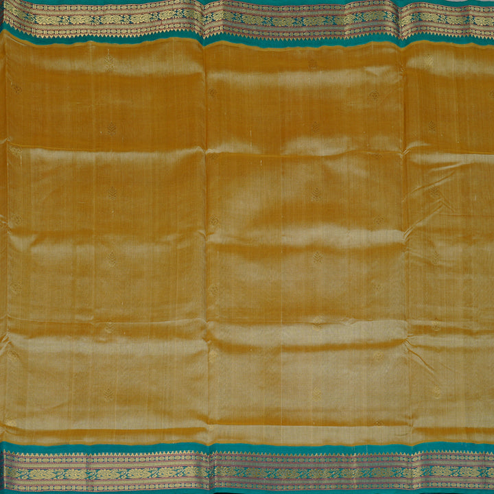 Hayagrivas Handloom Pure Silk Cotton Saree in Divine Sandal KBE107D8-5