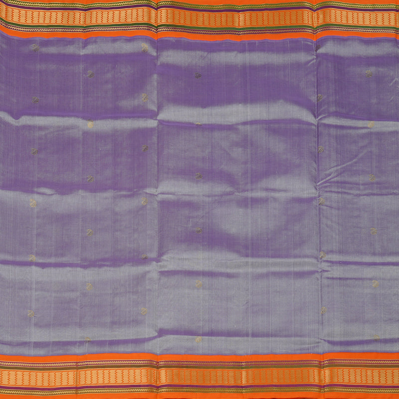Hayagrivas Handloom Pure Silk Cotton Saree in Exquisite Lavender KBE107D8-7