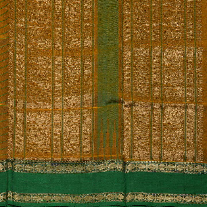Hayagrivas Kilangu Manjal Pure Kanchi Silk Cotton Saree KBE1083I3-7