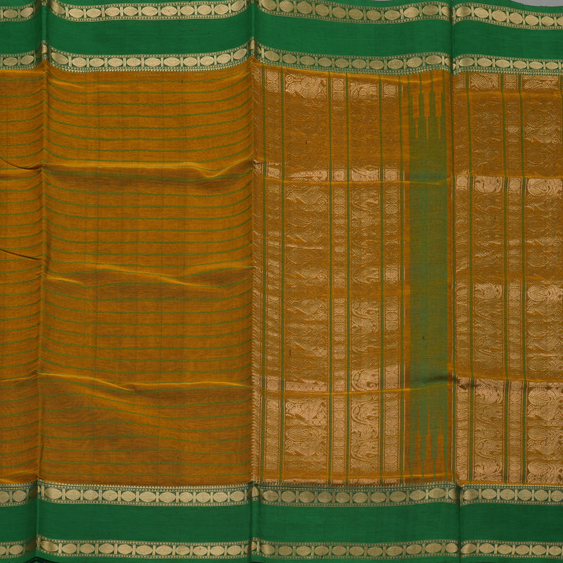Hayagrivas Kilangu Manjal Pure Kanchi Silk Cotton Saree KBE1083I3-7