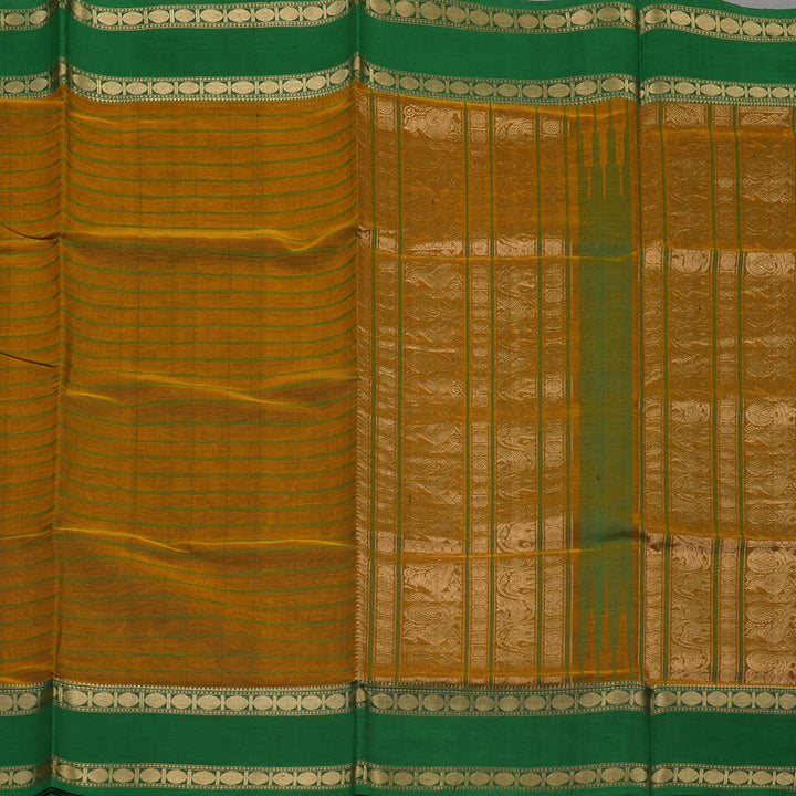 Hayagrivas Kilangu Manjal Pure Kanchi Silk Cotton Saree KBE1083I3-7