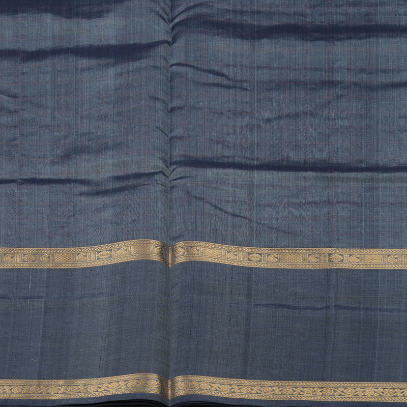 Hayagrivas Grey Pure Silk Cotton Saree KBE1083I7-1