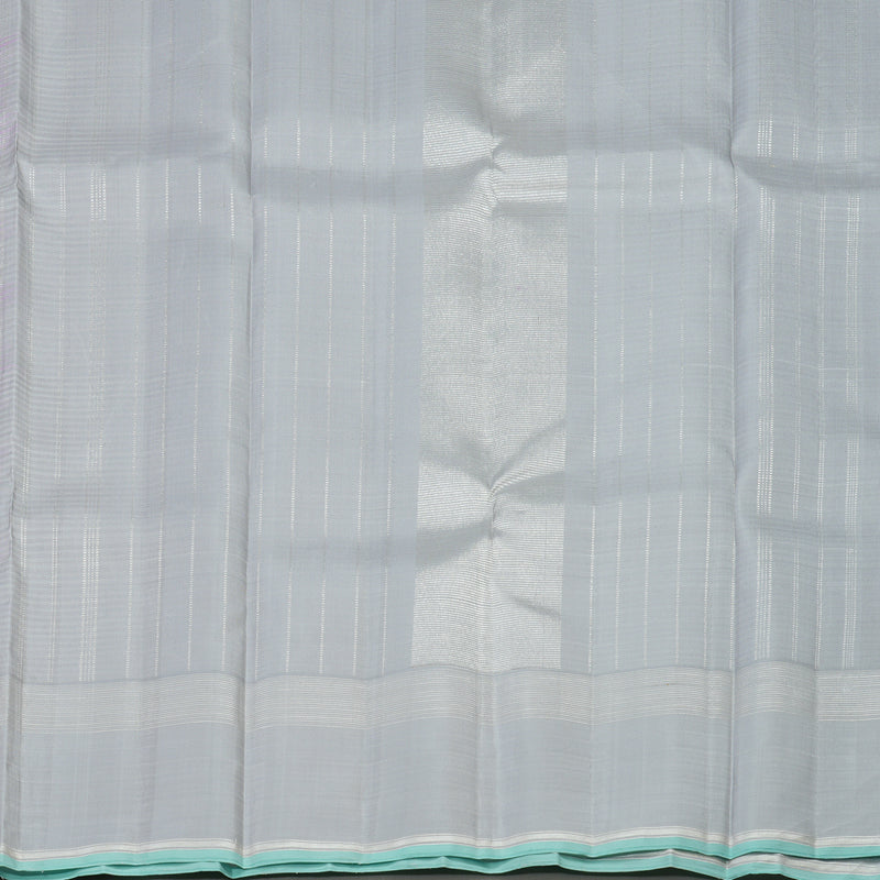 Hayagrivas Handloom Lilac Kanjivaram Silk Saree with Pale Lilac Border KBE1086I2-1