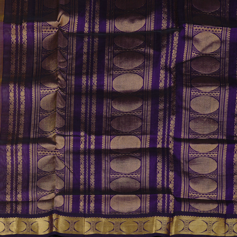 Hayagrivas Handloom Pure Silk Cotton Saree in Regal Sandal KBE108D1-2