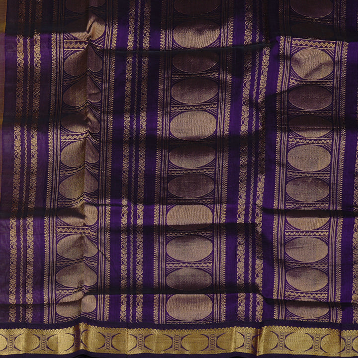 Hayagrivas Handloom Pure Silk Cotton Saree in Regal Sandal KBE108D1-2