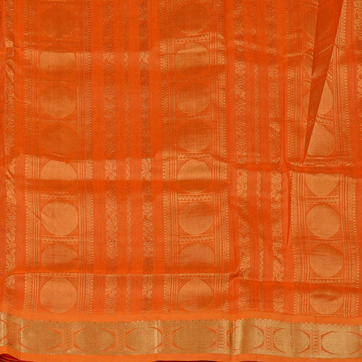 Hayagrivas Handloom Pure Silk Cotton Saree in Strikign Bottle Green KBE108D1-3
