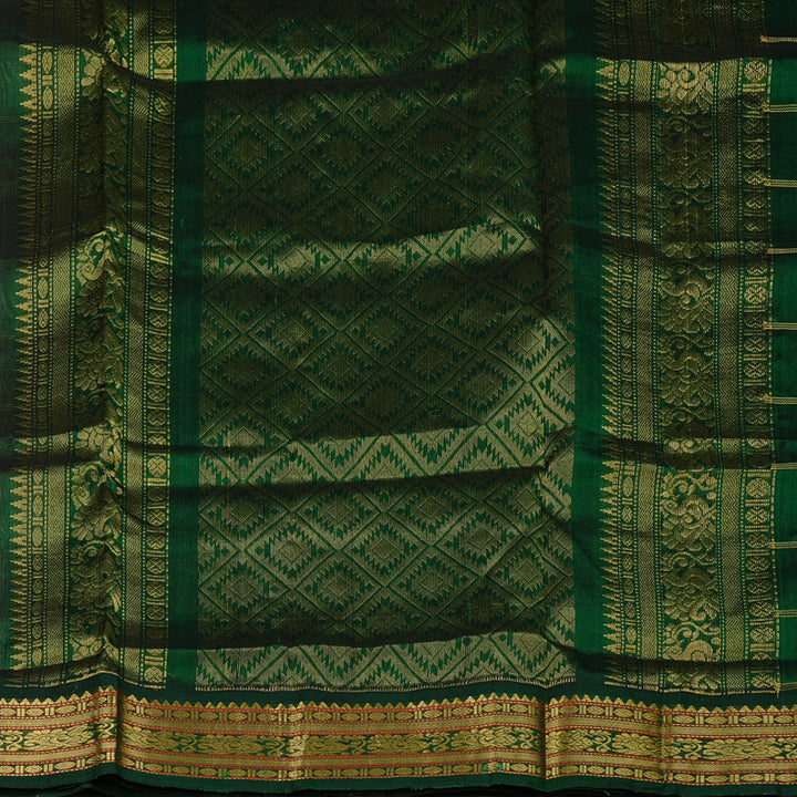 Hayagrivas Handloom Pure Silk Cotton Saree in Radiant Onion Pink KBE108D1-4