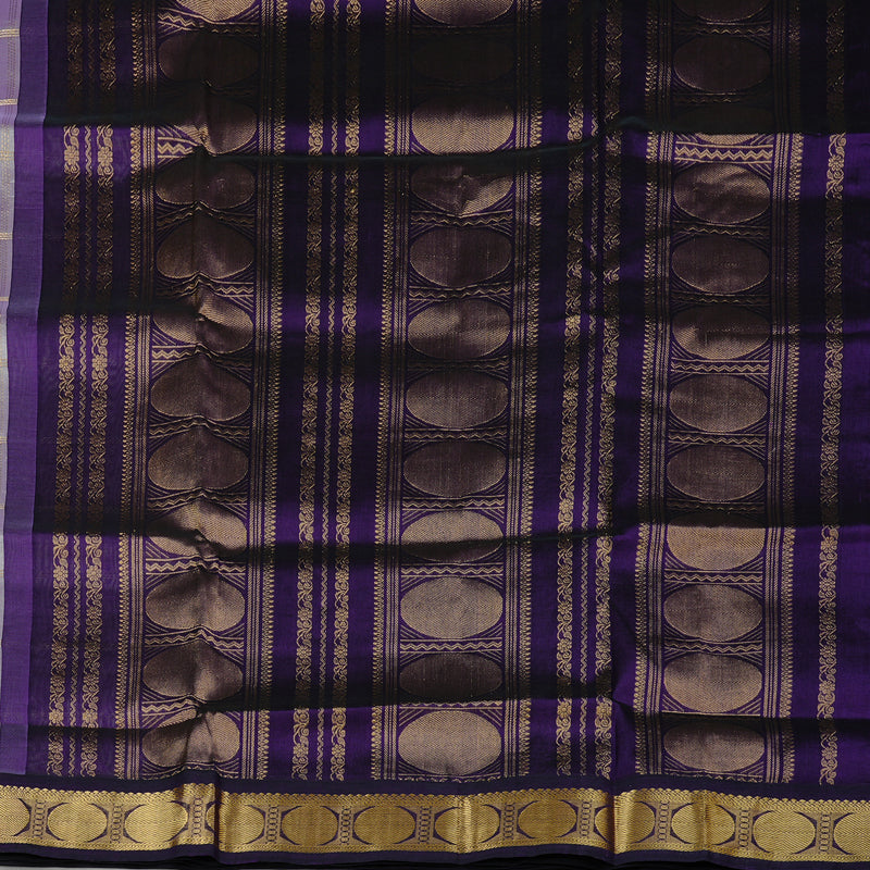 Hayagrivas Handloom Pure Silk Cotton Saree in Alluring Lavender KBE108D1-6