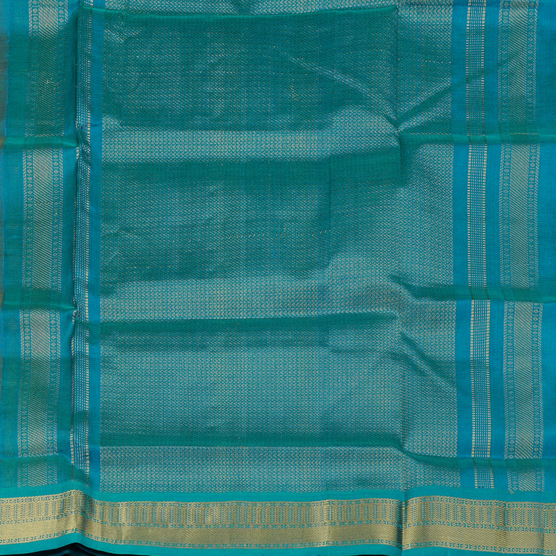 Hayagrivas Handloom Pure Silk Cotton Saree in Serene Sandal KBE108D4-1
