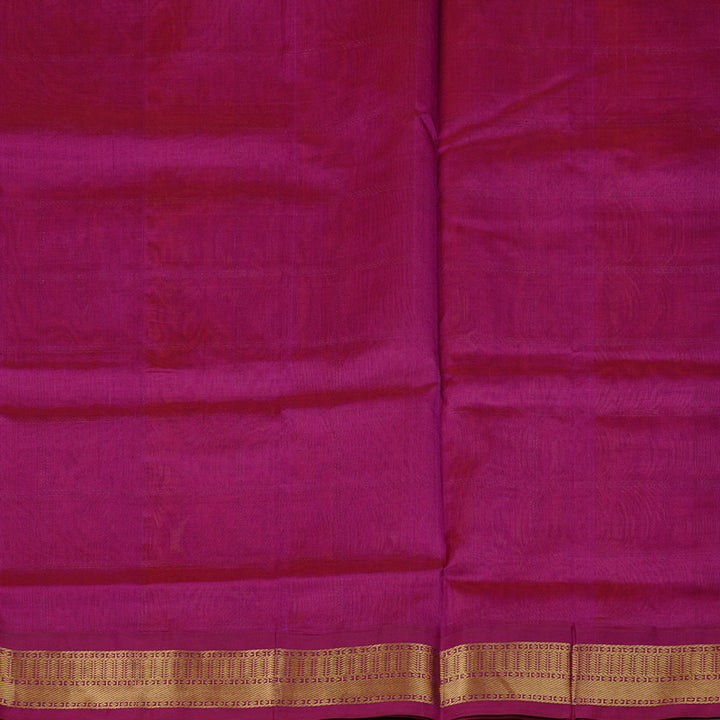 Hayagrivas Handloom Pure Silk Cotton Saree in Dazzling Orange KBE108D4-4