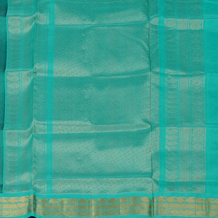 Hayagrivas Handloom Pure Silk Cotton Saree in Majestic Dark Purple KBE108D5-12