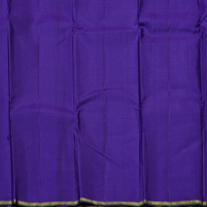 Hayagrivas Blue Handloom Kanjivaram Silk Saree KBE10D2-1