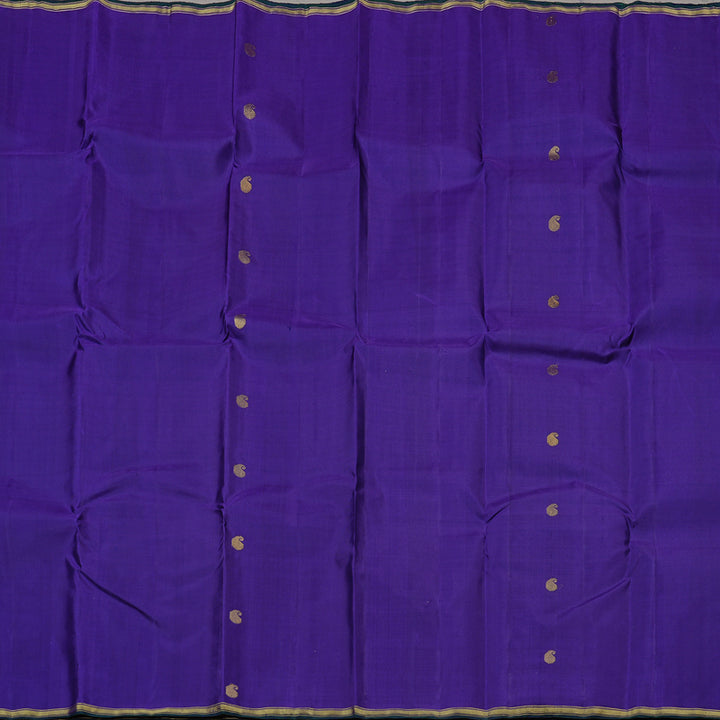 Hayagrivas Blue Handloom Kanjivaram Silk Saree KBE10D2-1