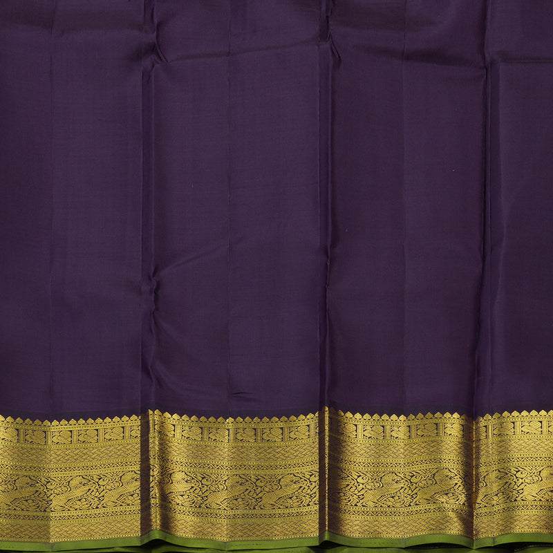 Hayagrivas Handloom Pure Kanjivaram Silk Saree in Enchanting Sky Blue KBE10D24-5