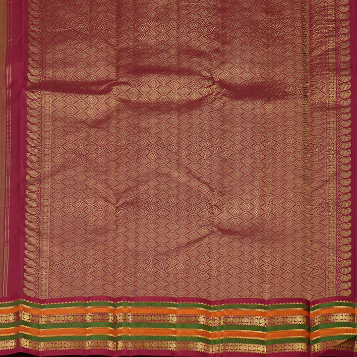 Hayagrivas Handloom Kanjivaram Silk Sarees in Serene Beige KBE10D26-4