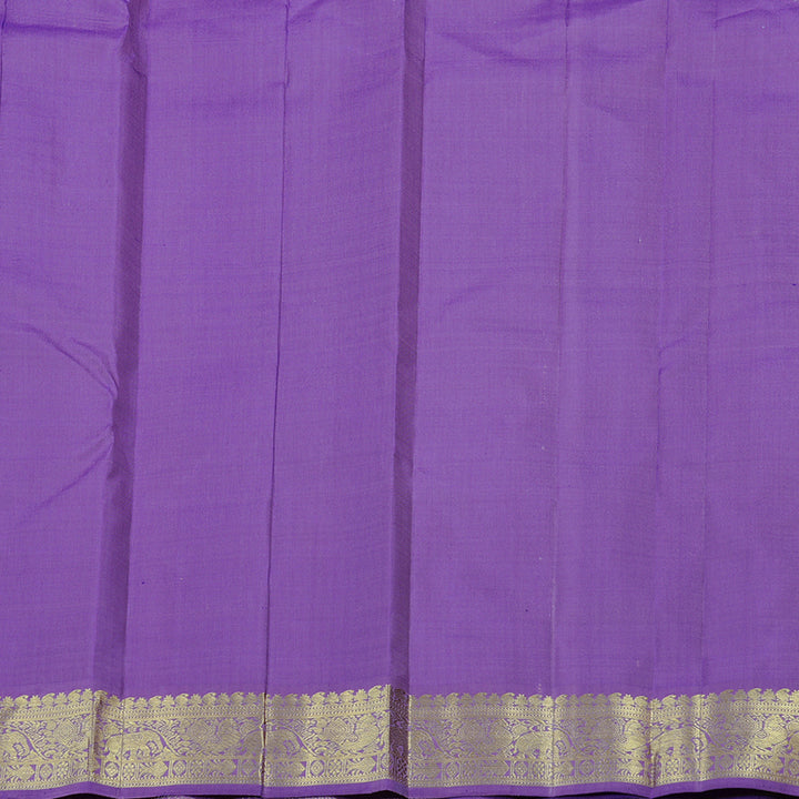Hayagrivas Handloom Kanjivaram Silk Saree in Enchanting Lavender KBE10D5-1