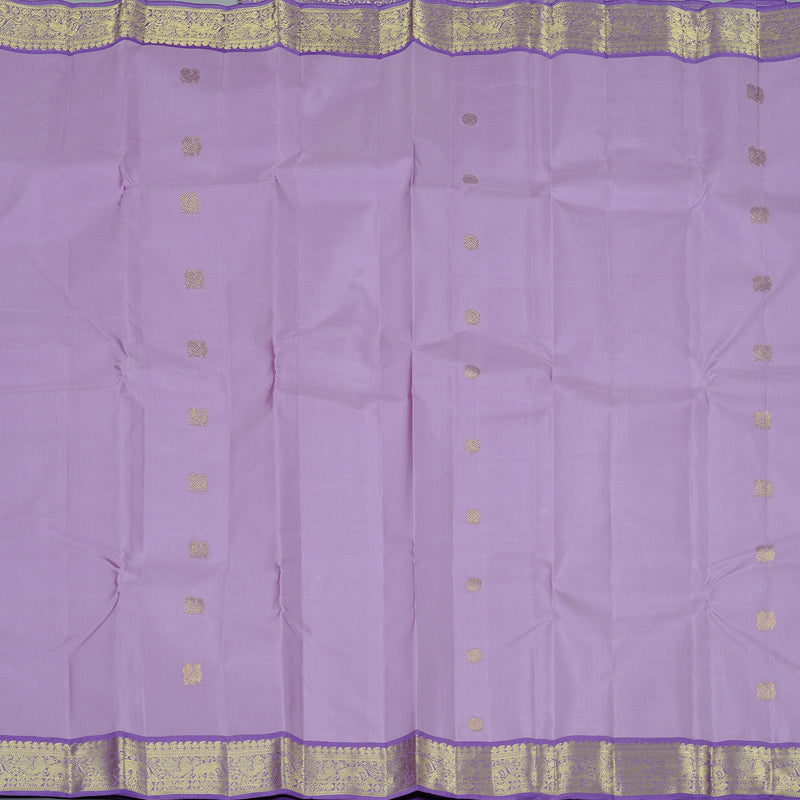 Hayagrivas Handloom Kanjivaram Silk Saree in Enchanting Lavender KBE10D5-1