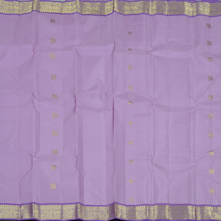 Hayagrivas Handloom Kanjivaram Silk Saree in Enchanting Lavender KBE10D5-1