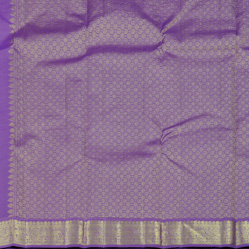 Hayagrivas Handloom Kanjivaram Silk Saree in Enchanting Lavender KBE10D5-1