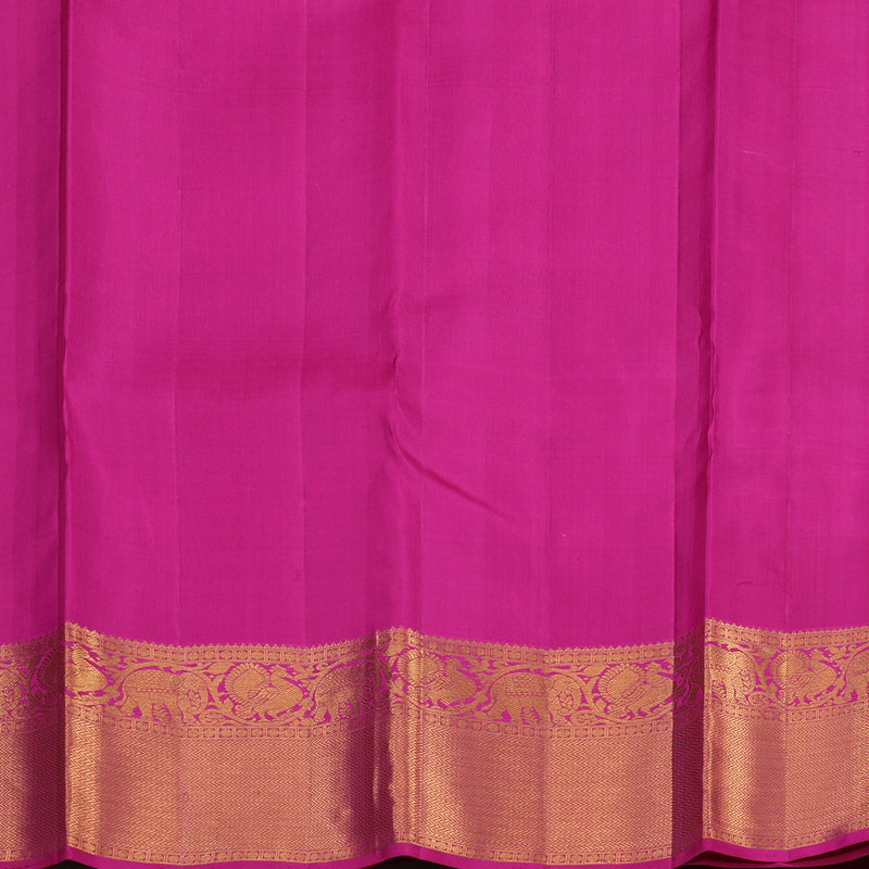 Hayagrivas Handloom Multicolour Checks Kanjivaram Silk Saree KBE1105I2-1
