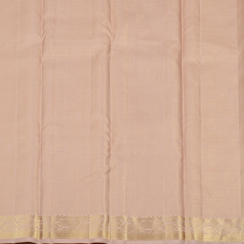 Hayagrivas Onion Pink Handloom Kanjivaram Silk Saree KBE110D14-1