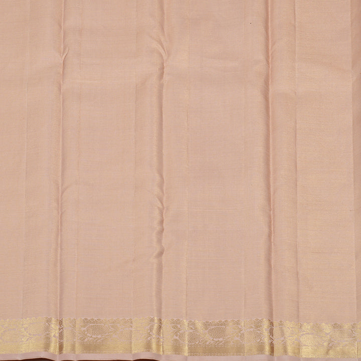 Hayagrivas Onion Pink Handloom Kanjivaram Silk Saree KBE110D14-1