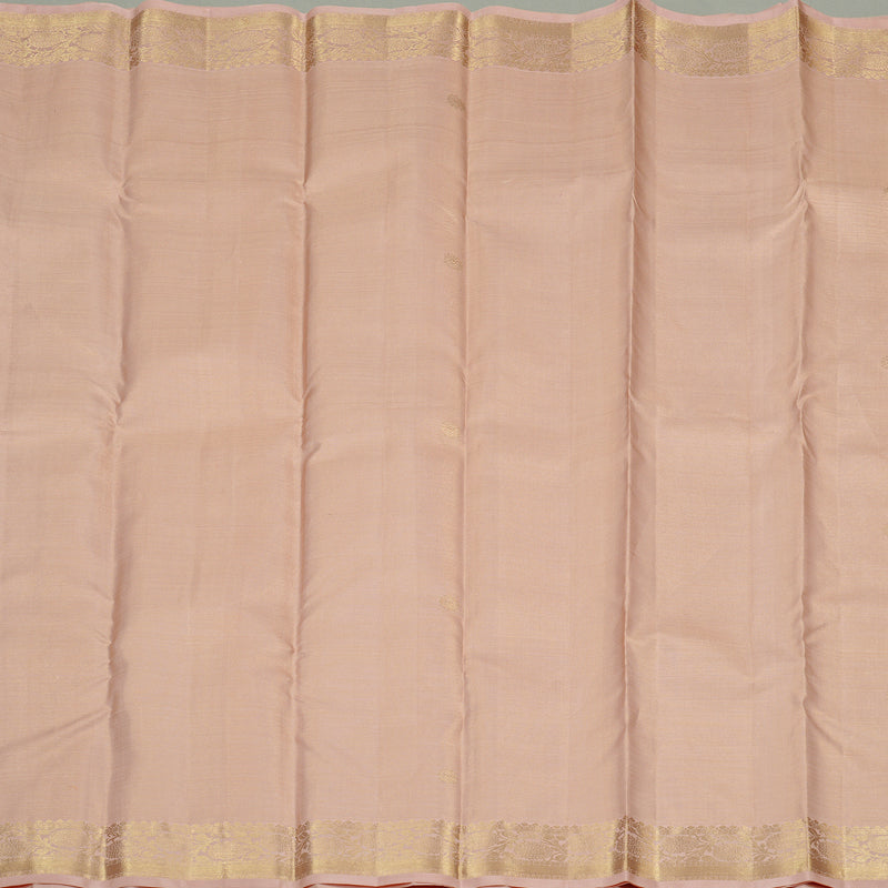 Hayagrivas Onion Pink Handloom Kanjivaram Silk Saree KBE110D14-1