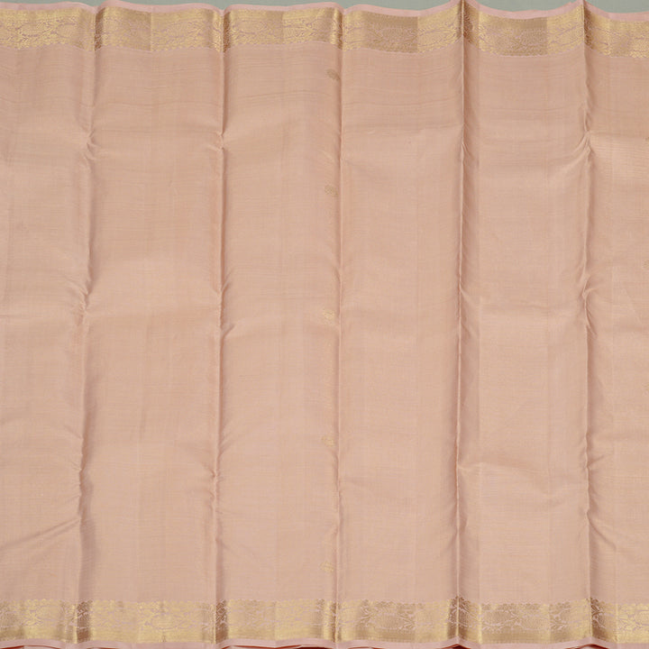 Hayagrivas Onion Pink Handloom Kanjivaram Silk Saree KBE110D14-1