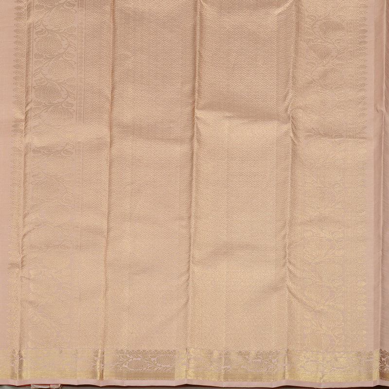 Hayagrivas Onion Pink Handloom Kanjivaram Silk Saree KBE110D14-1