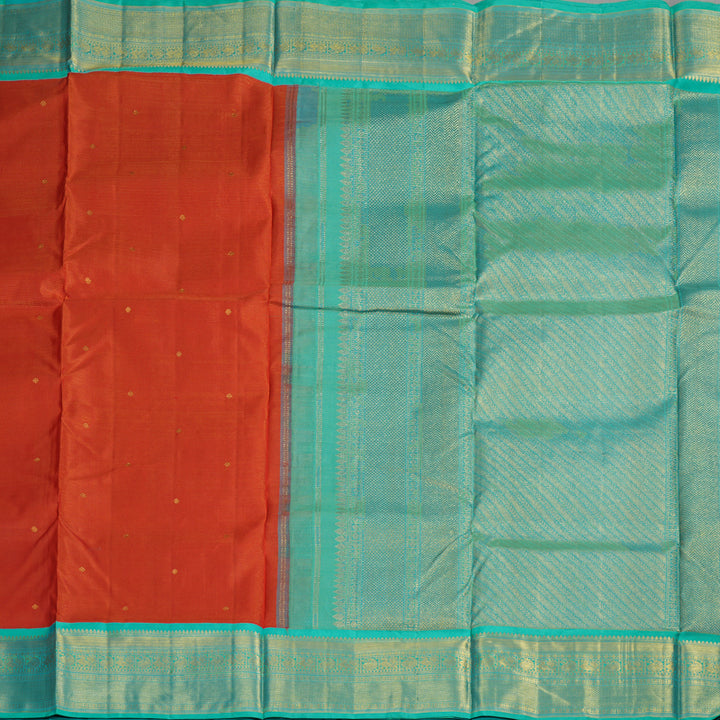 Hayagrivas Handloom Red Ten Yards Silk Madisar KBE1113I10-1