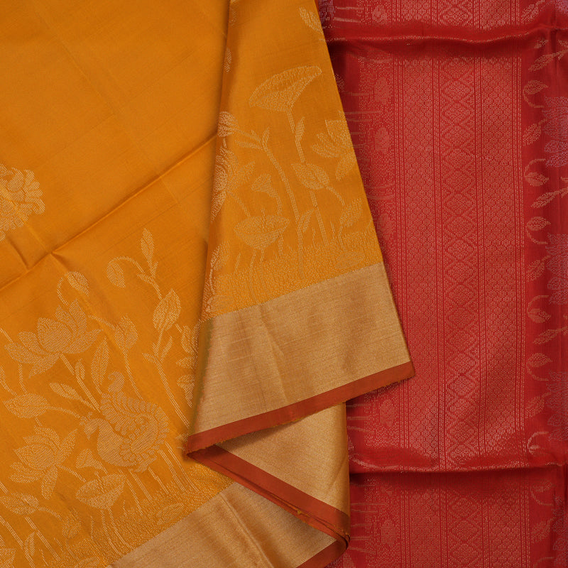 Hayagrivas Kilangu Manjal Pure Soft Silk Saree KBE1118I1-26