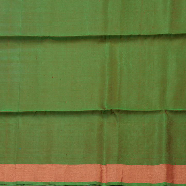 Hayagrivas Handloom Rani Pink Pure Soft Silk Saree with Green Border KBE1118I1-37