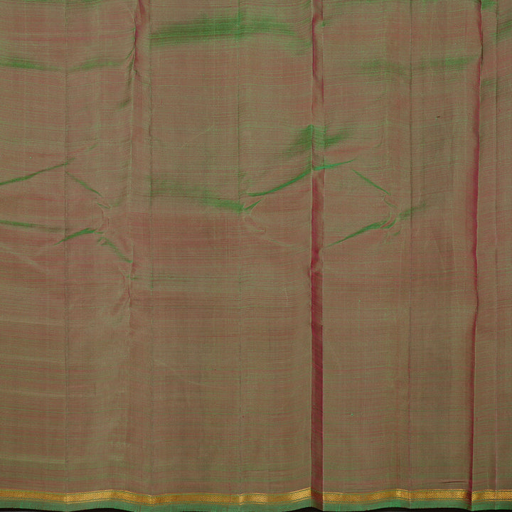 Hayagrivas Tomato Pink Handloom Kanjivaram Silk Saree with Mandhalir Border KBE111D2-7