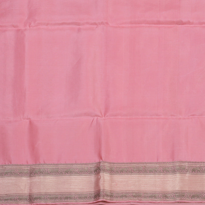 Hayagrivas Handloom Rose Pink Pure Soft Silk Saree KBE1125I3-13