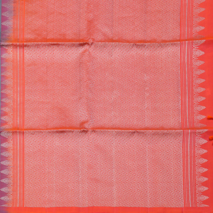 Hayagrivas Lavendar-Grey Pure Soft Silk Saree KBE1125I5-3