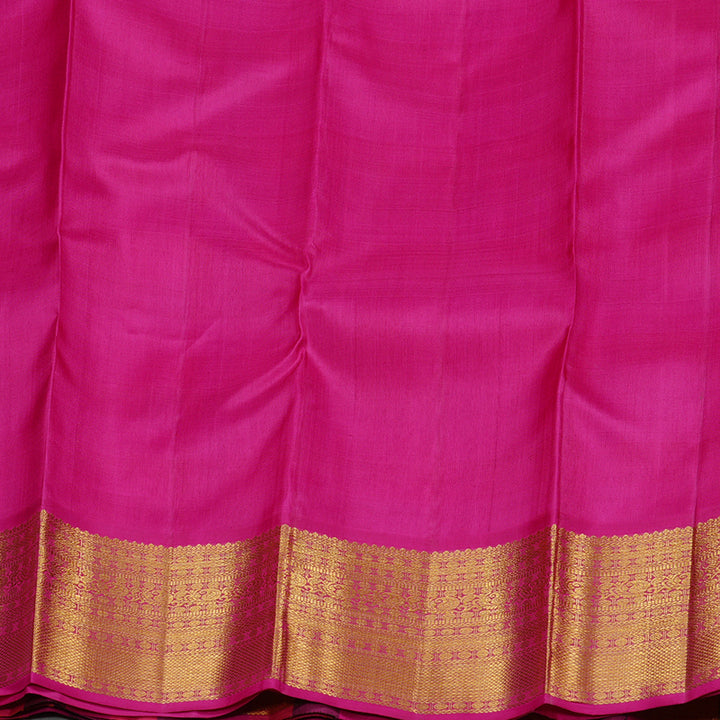 Hayagrivas Handloom Kanjivaram Silk Saree in Multicolour Checks KBE112D9-1