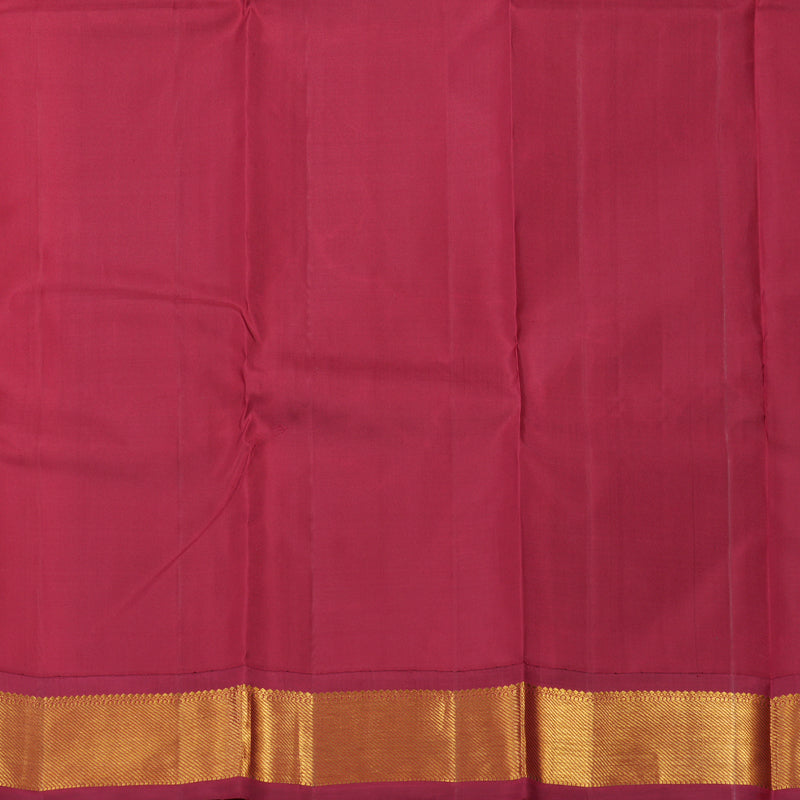 Hayagrivas Handloom Yellow Kanjivaram Silk Saree with Ganga Jamuna border KBE1142I1-1