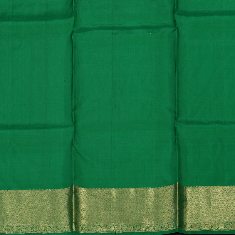 Hayagrivas Handloom Deep Jamun Shade Kanjivaram Silk Pattu Pavadai with Deep Jamun Shade Border KBE1147I11-3