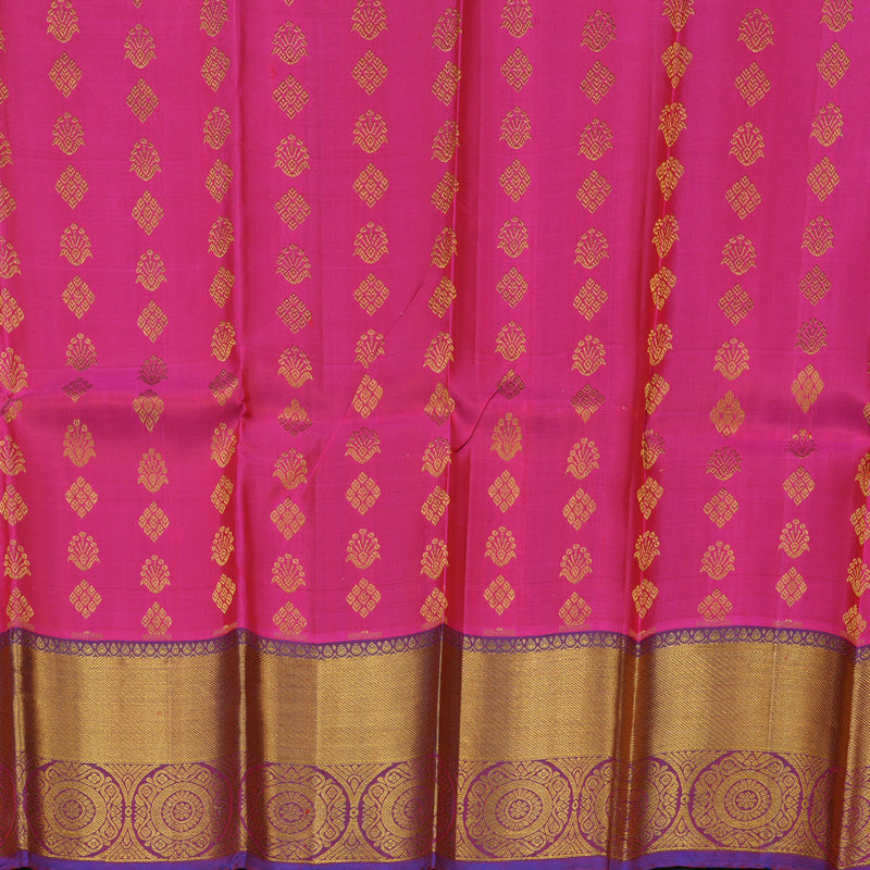 Hayagrivas Pink Kanjivaram Pattu Pavadai KBE1147I12-10