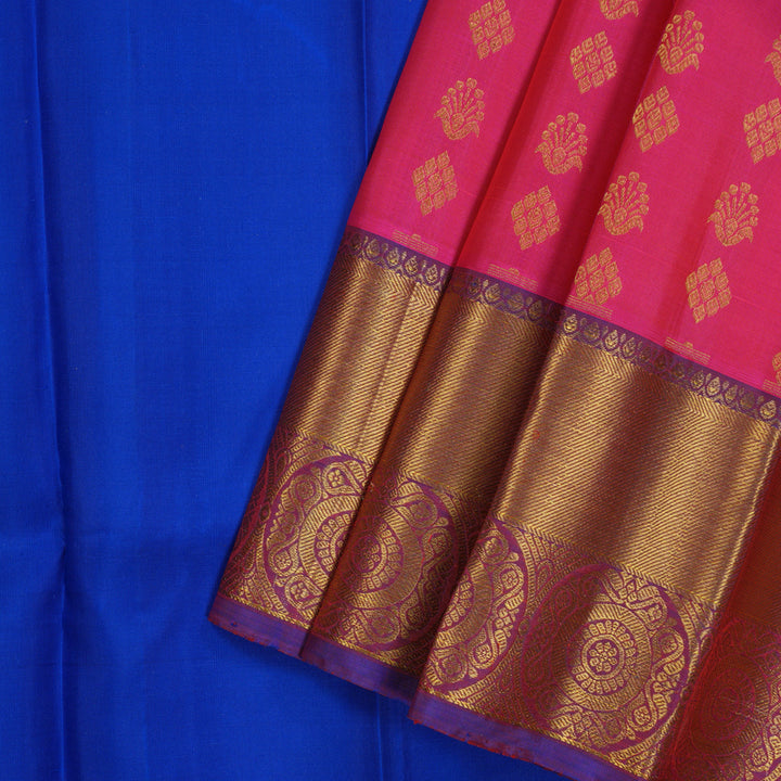 Hayagrivas Pink Kanjivaram Pattu Pavadai KBE1147I12-10