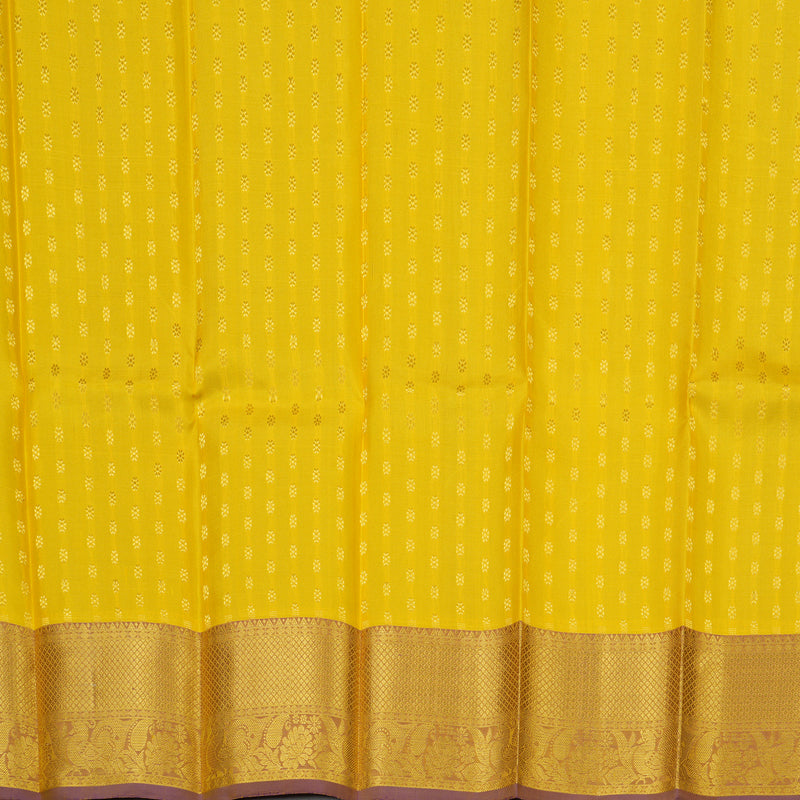 Hayagrivas Yellow Kanjivaram Pattu Pavadai KBE1147I12-2