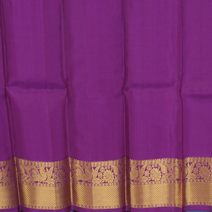 Hayagrivas Sky Blue Kanjivaram Pattu Pavadai KBE1147I12-6