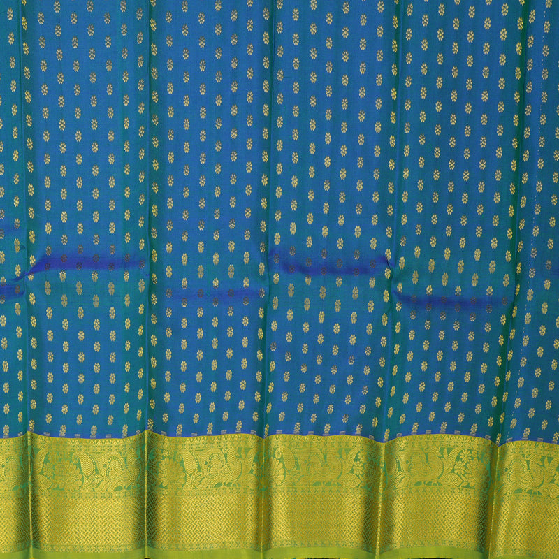 Hayagrivas Mayilkazhuthu Kanjivaram Pattu Pavadai KBE1147I12-7