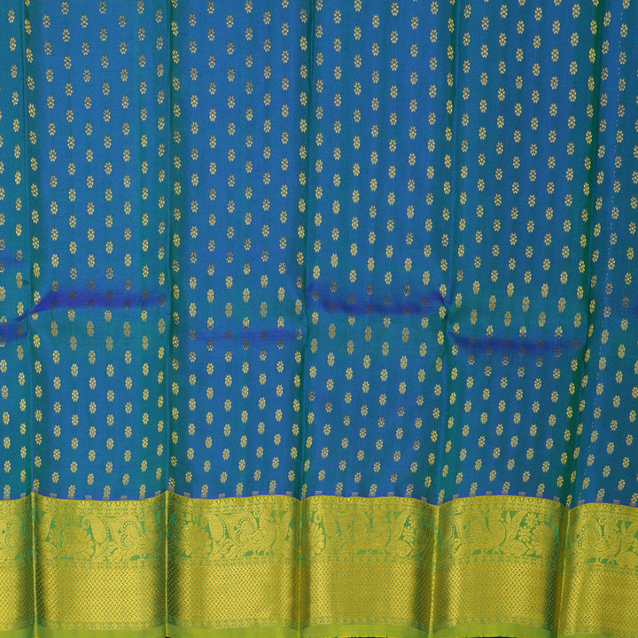 Hayagrivas Mayilkazhuthu Kanjivaram Pattu Pavadai KBE1147I12-7