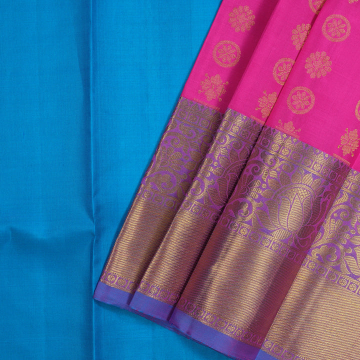 Hayagrivas Magenta Kanjivaram Pattu Pavadai KBE1147I12-9