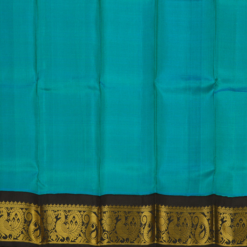 Hayagrivas Mayilkazhuthu Pattu Pavadai with Black contrast KBE1147I14-6