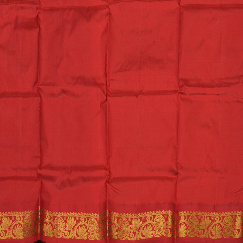 Hayagrivas Ananda Blue Kanjivaram Pattu Pavadai with Red border KBE1147I19-7