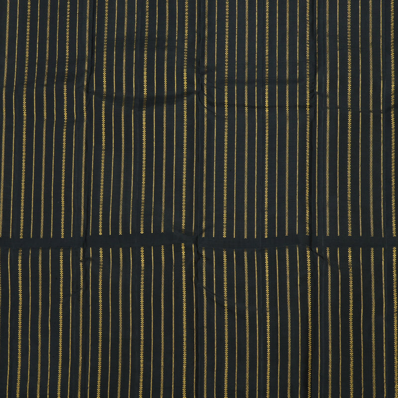 Hayagrivas Handloom Burnt Orange Kanjivaram Silk Saree with Black Border KBE1160I23-1