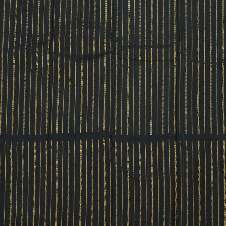 Hayagrivas Handloom Burnt Orange Kanjivaram Silk Saree with Black Border KBE1160I23-1