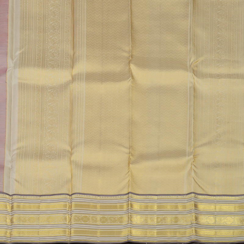 Hayagrivas Handloom Multicolour checks Kanjivaram Silk Saree with Beige border KBE1160I9-2